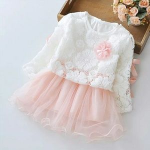 Pink Girls Party Princess Dress